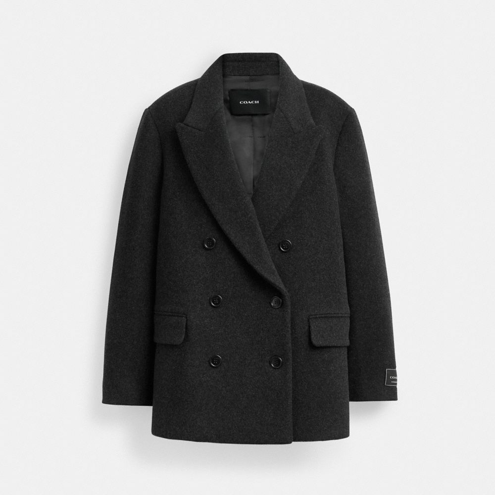 公式】COACH – コーチ | ショート コート・リサイクル ウール