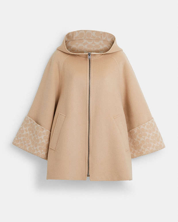 公式】コーチアウトレット | ウール ケープ