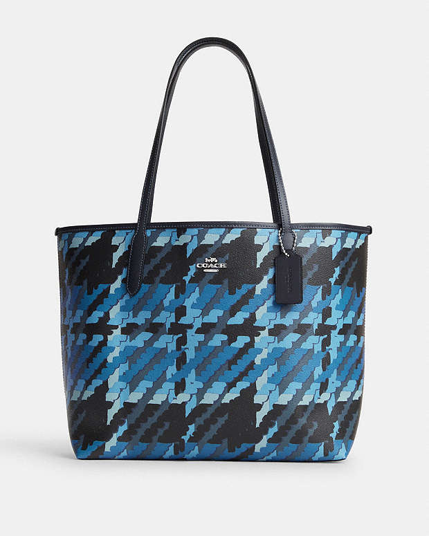 公式】コーチアウトレット | シティ トート・グラフィック プラッド