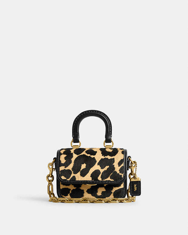 公式】COACH – コーチ | ローグ トップ ハンドル 12・レオパード プリント