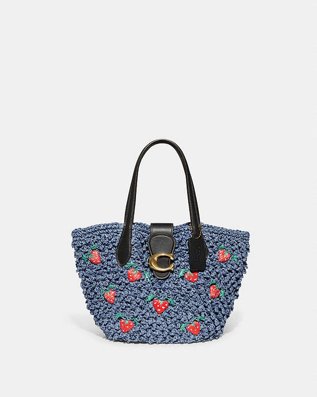 公式】COACH – コーチ | スモール トート ウィズ ストロベリー エン