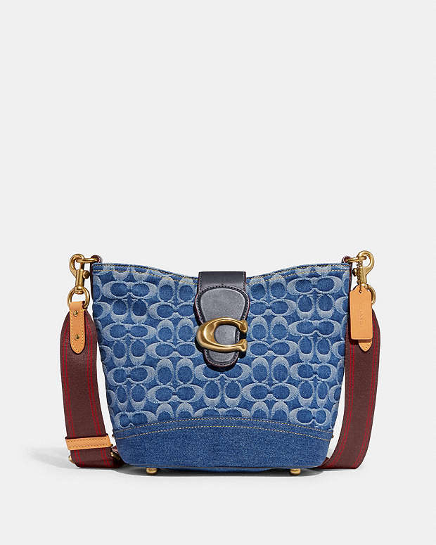 公式】COACH – コーチ | タリ バケット バッグ シグネチャー デニム