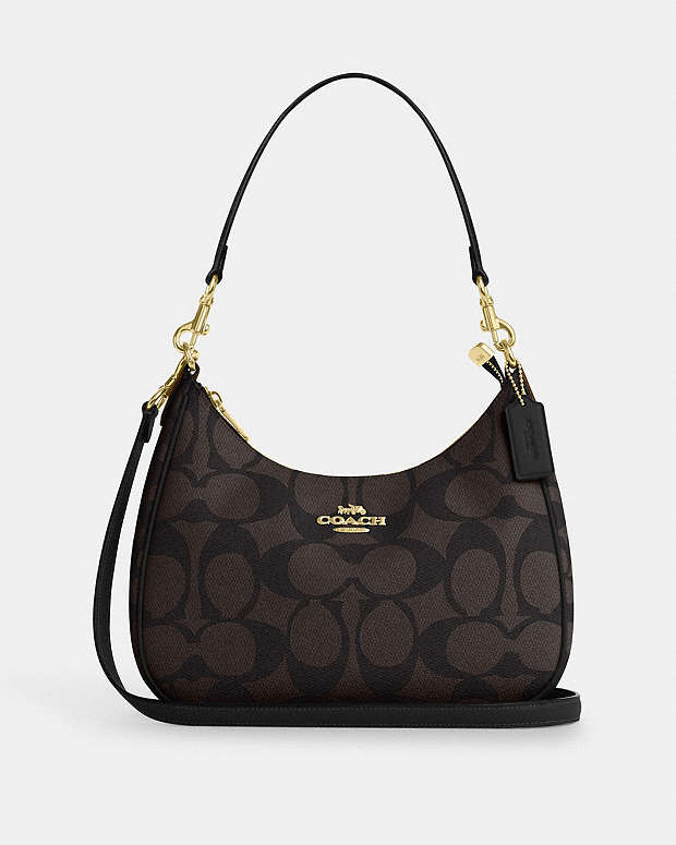 公式】コーチアウトレット | テリ ホーボー バッグ・ブロックド