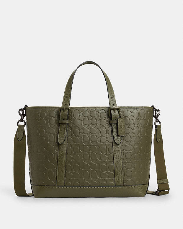 公式】コーチアウトレット | ワーナー トート バッグ・シグネチャー レザー