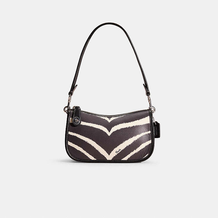 COACH® | Restored Swinger Bag 20 With Zebra Print