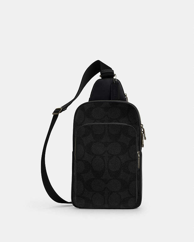 公式】コーチアウトレット | イーサン パック・シグネチャー キャンバス