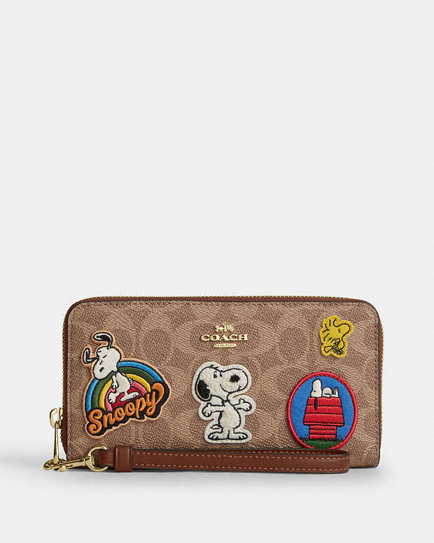公式】コーチアウトレット | 【COACH X PEANUTS】ロング ジップ