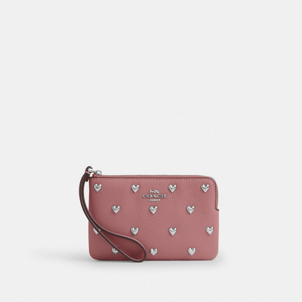 COACH® Outlet | Corner Zip Wristlet With Cherry Print