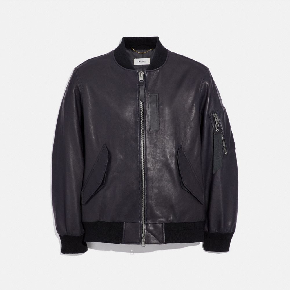 COACH® | Leather Ma 1 Jacket
