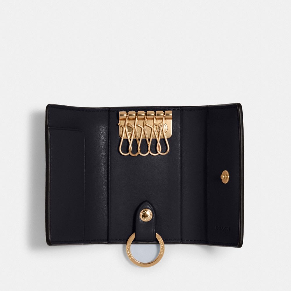 ファイブ リング キー ケース シグネチャー キャンバス キーケース