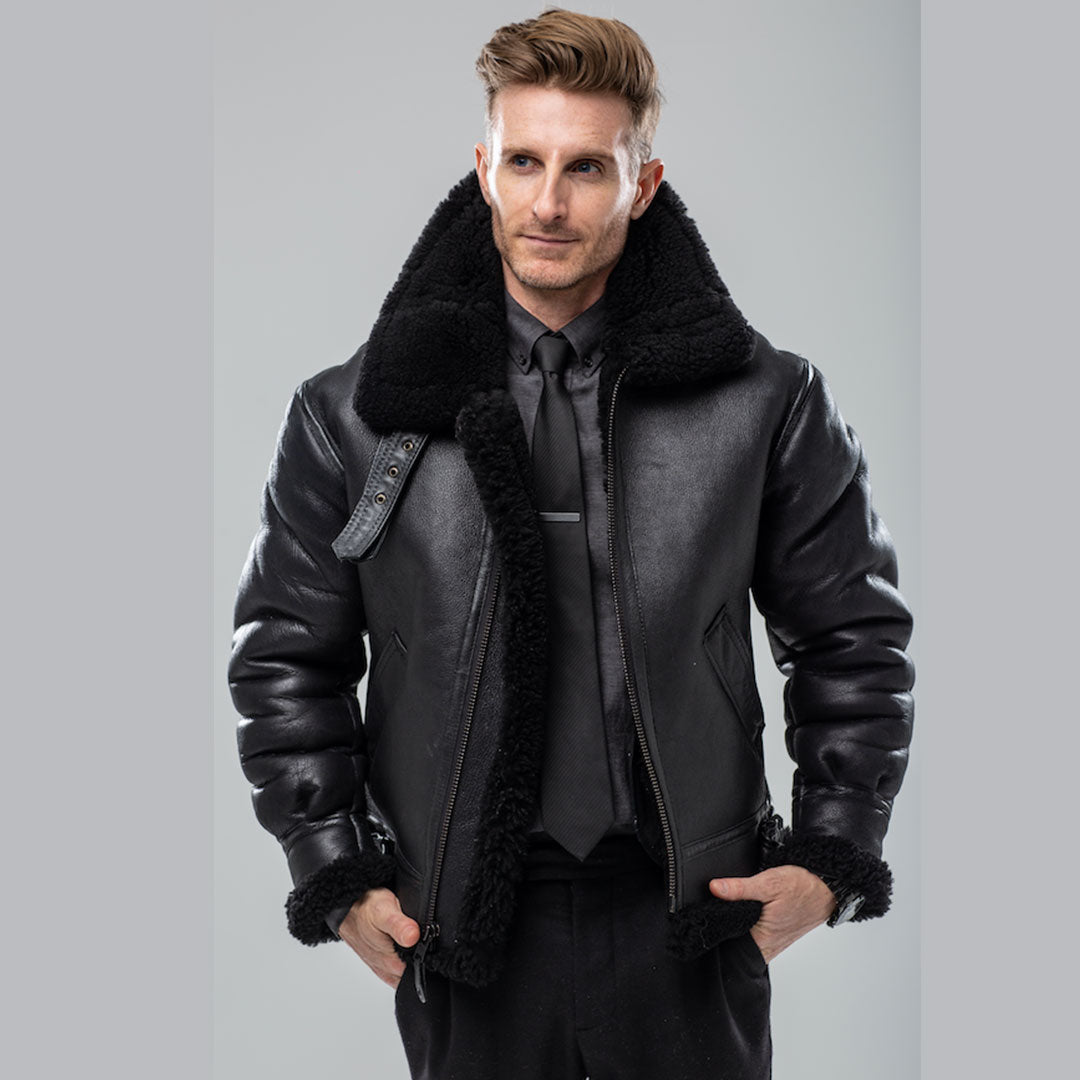 B-3 Leather Jacket | Real Sheepskin Jacket | Cockpit USA