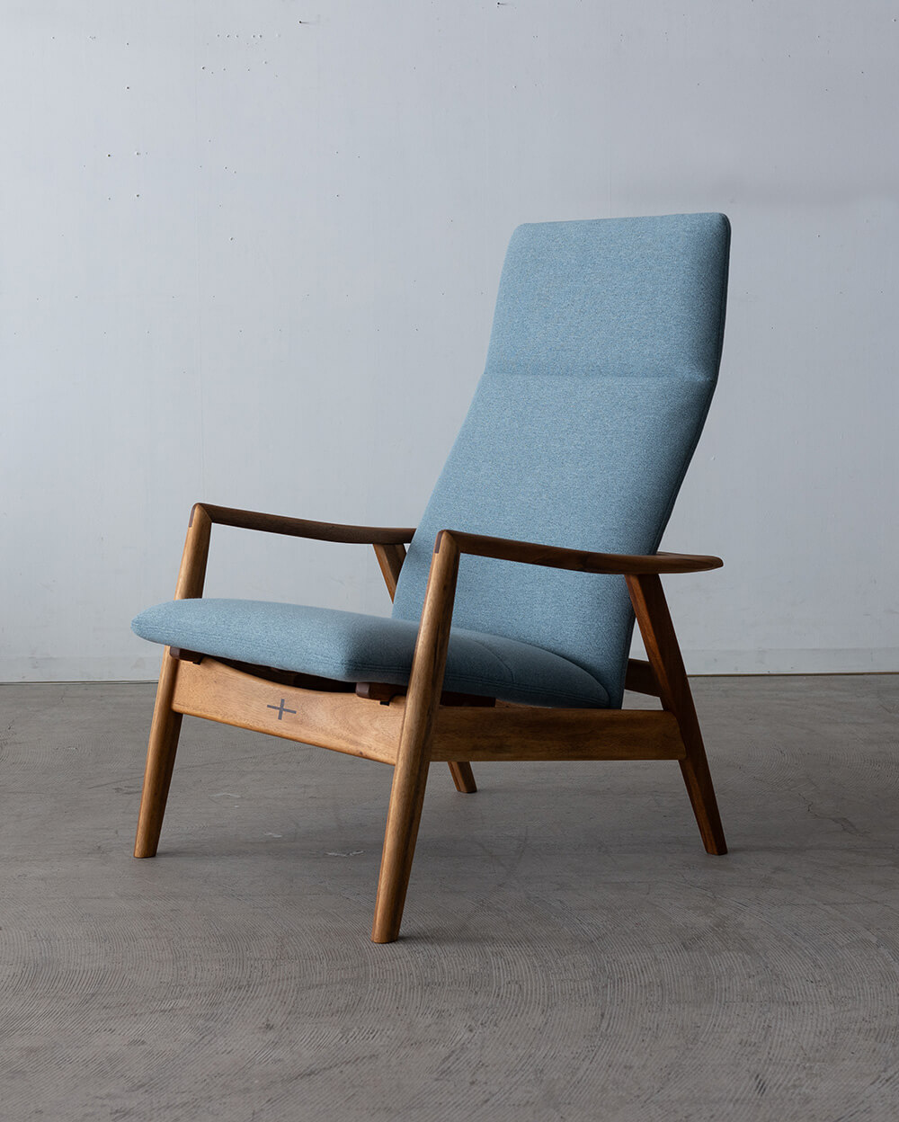 現品SALE］EDDA イージーチェア ブルー LC30101A-EL0E1 アカシア