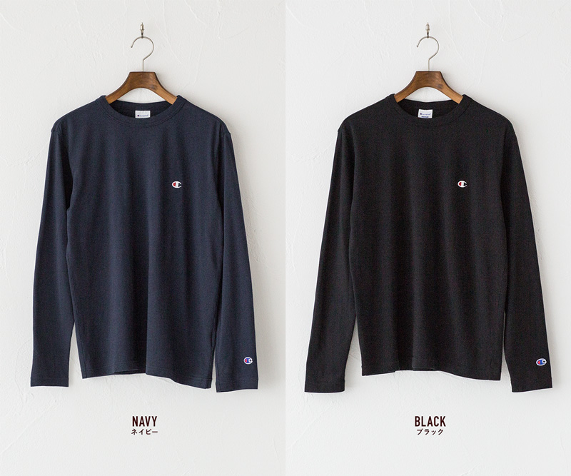 チャンピオン ベーシック ロングスリーブ Tシャツ C3-P401
