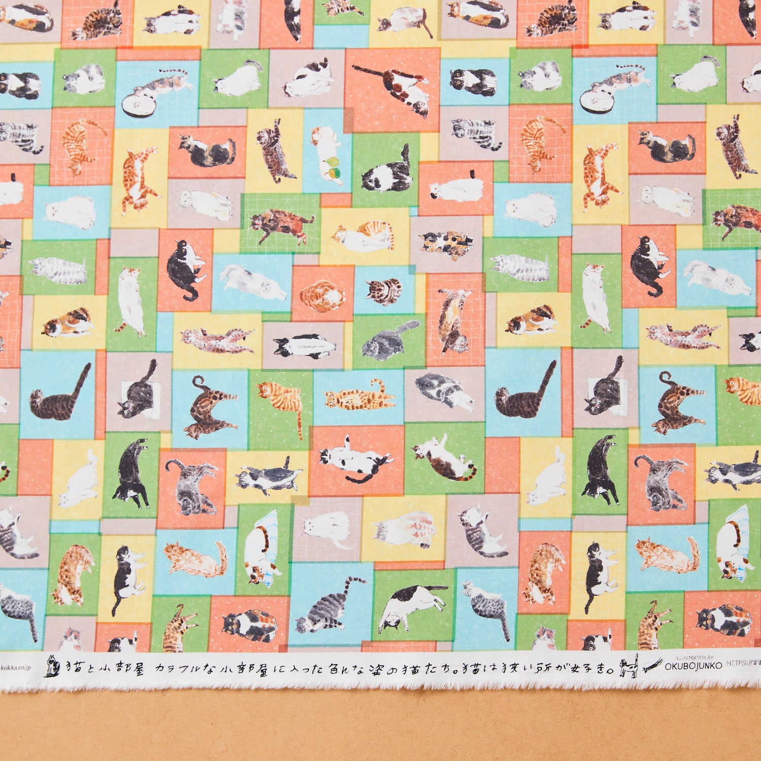 cocca(コッカ) ｜生地通販｜Paper message/ペーパーメッセージ ～猫と