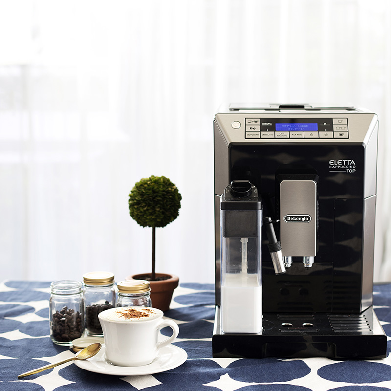 スイッチ一つで、いつでも手軽にプロの味を！デロンギ エレッタ