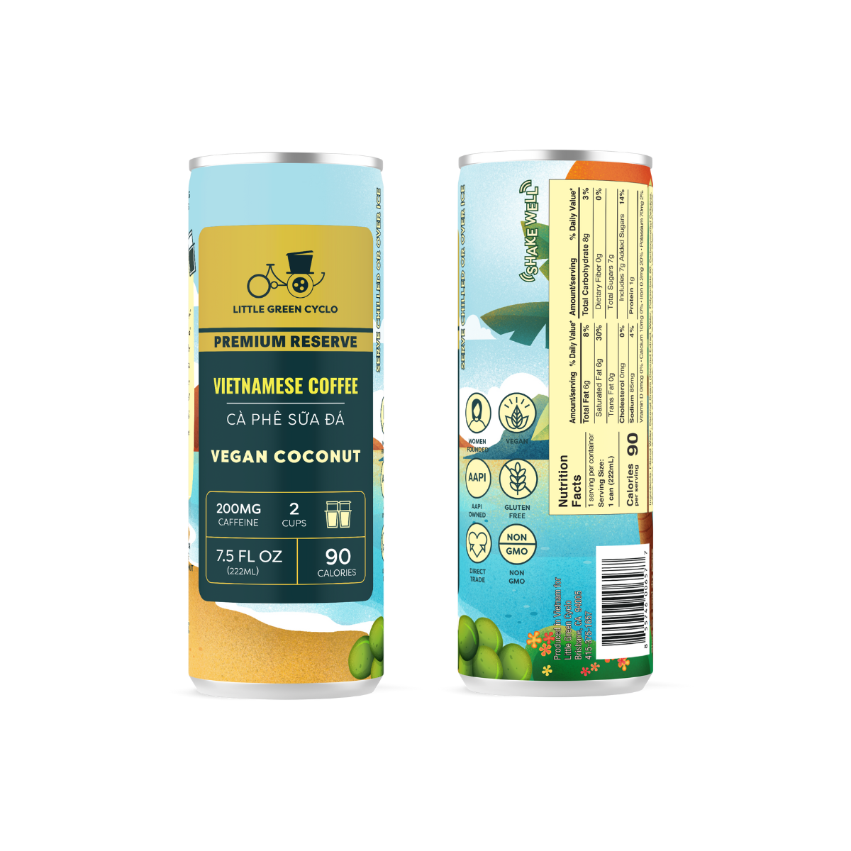 Coconut - Plant Based – Little Green Cyclo Coffee