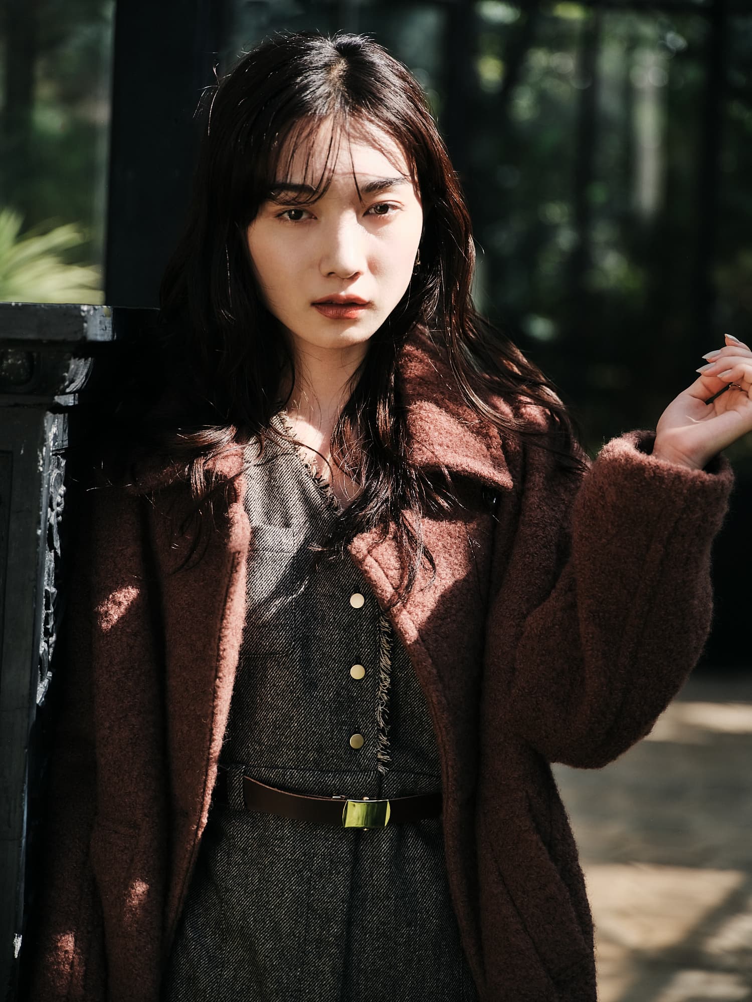 ウールループダブルコート | 小柄・低身長女性向けファッション通販