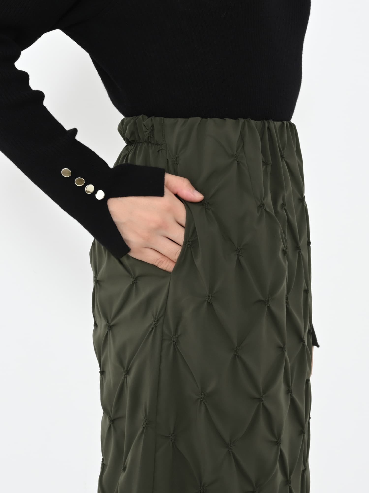 ダイヤエンブロイダリースカート | 小柄・低身長女性向けファッション