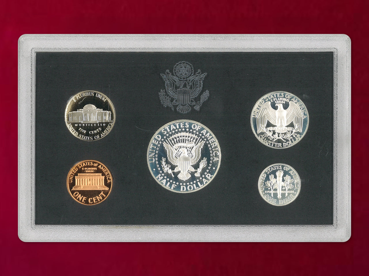 アメリカ】シルバープルーフセット 5枚組 1992［C-0000781