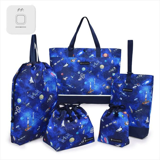 Ma saさま専用① ハートキルト小花柄 入園入学セット5点 ハンドメイド