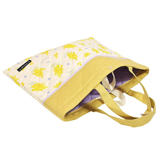 Lesson Bag Quilted (With Loop) Mimosa Fleur — COLORFUL CANDY STYLE