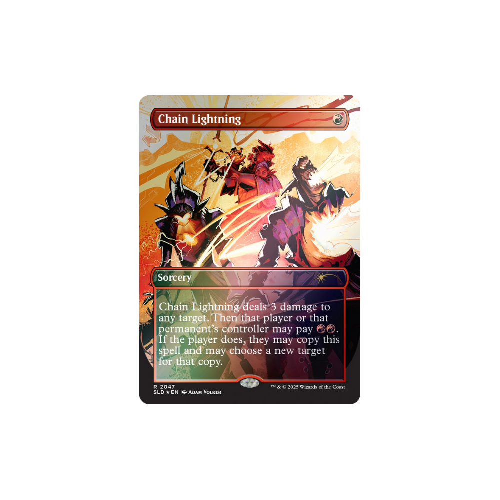 MTG Secret Lair EVERYTHING IS ON FIRE Foil magic tcg
