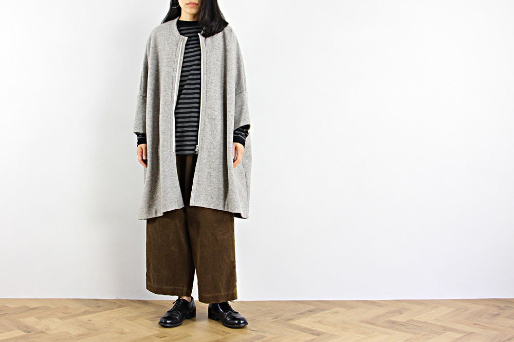 FIRMUM (フィルマム) / FIRMUM/フィルマム/梳毛ウール ブークレ縮絨