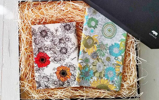 SIWA × mina perhonen ブックカバー life puzzle グレー – おしゃれな