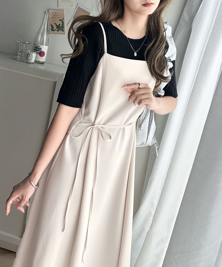 キャミワンピが最強！リネンライクマルチwayロングキャミワンピ