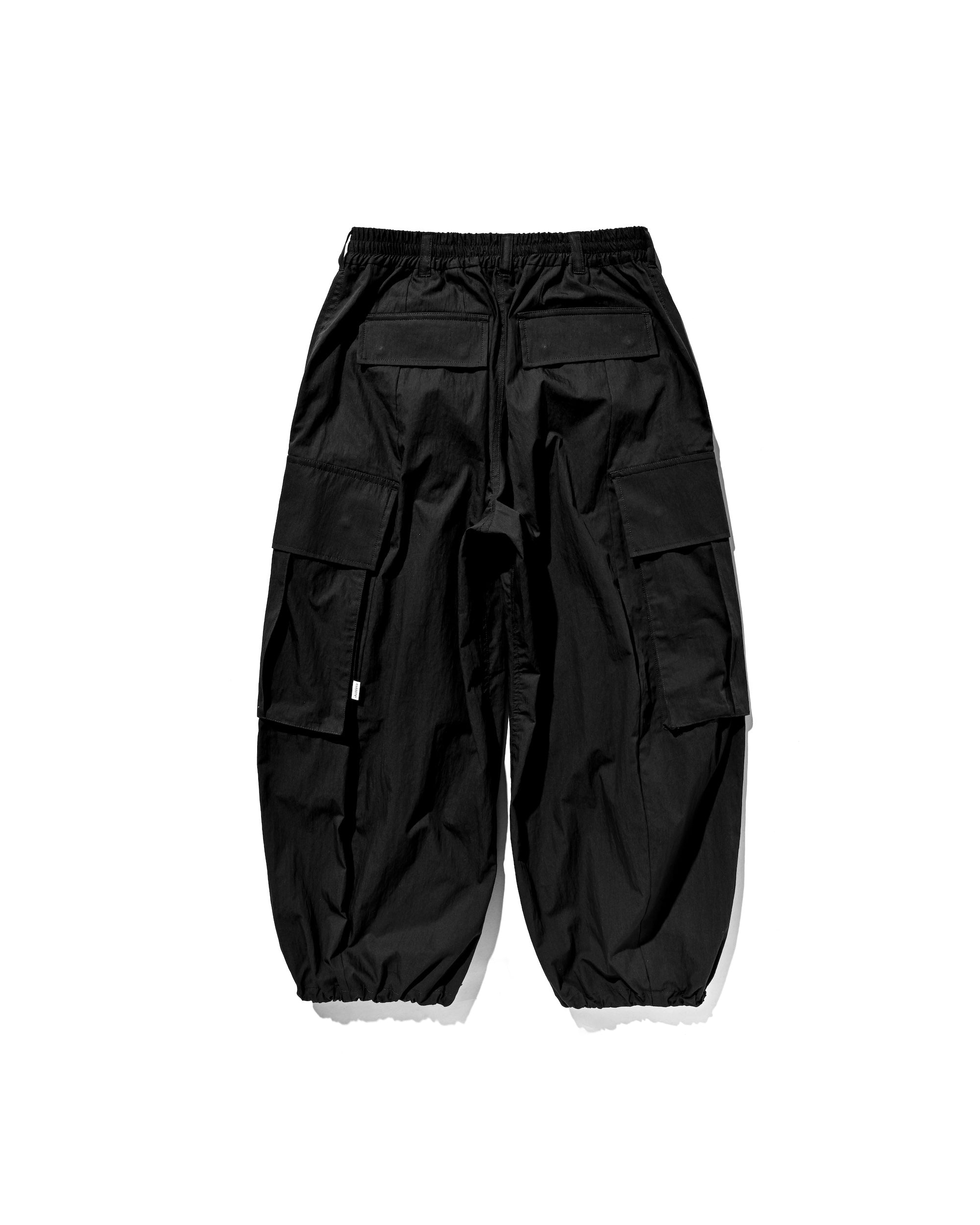 MEGA POCKET BALLOON CARGO PANTS (BLACK)