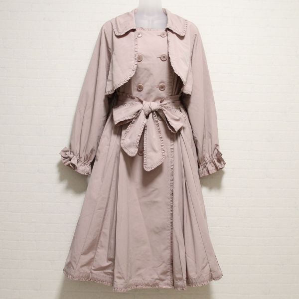 ピンクフリル使いトレンチコート - ピンクハウス通販｜リサイクル