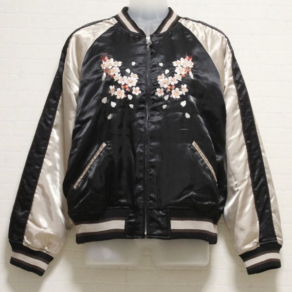 黒桜刺繍スカジャン - ピンクハウス通販｜リサイクルブティックClub CANDY