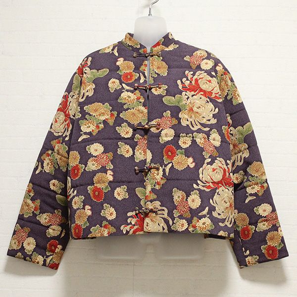 パープル菊柄縮緬ジャケット - ピンクハウス通販｜リサイクル
