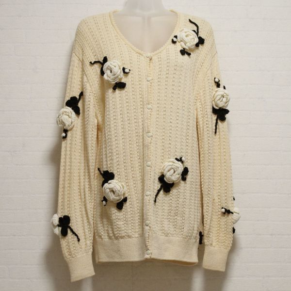 生成薔薇モチーフカーディガン - ピンクハウス通販｜リサイクル