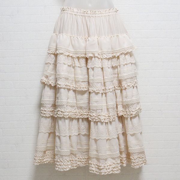 生成レース使い段々スカート - ピンクハウス通販｜リサイクル