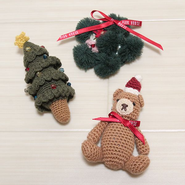 クリスマスブローチセット - ピンクハウス通販｜リサイクルブティック