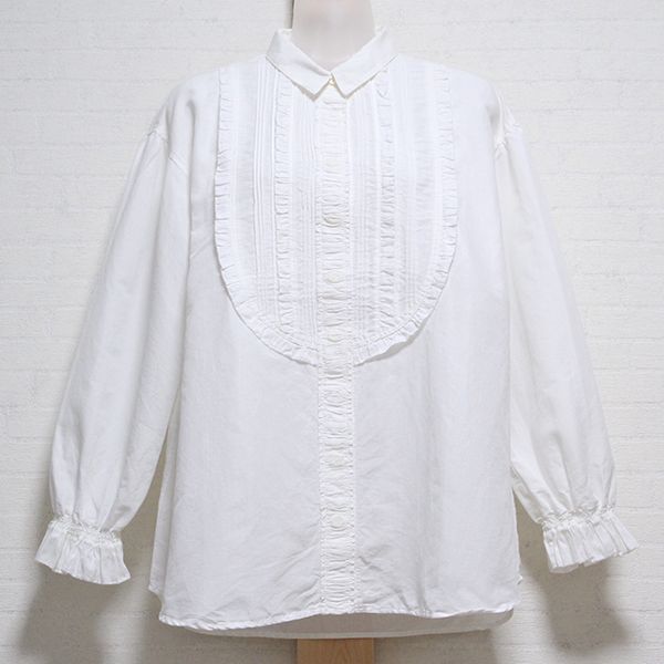 白ピンタックヨークブラウス - ピンクハウス通販｜リサイクル