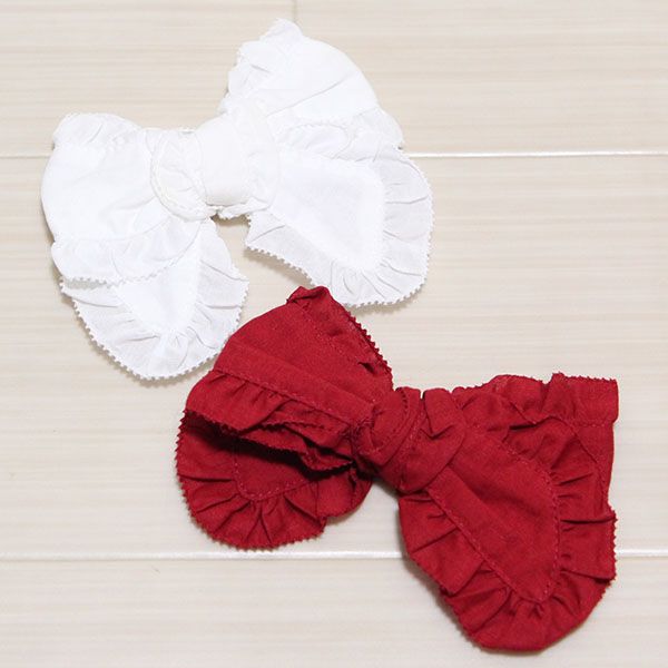 赤×白リボンブローチ2個セット - ピンクハウス通販｜リサイクル