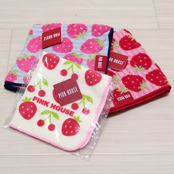 苺タオルハンカチ3枚セット - ピンクハウス通販｜リサイクルブティック