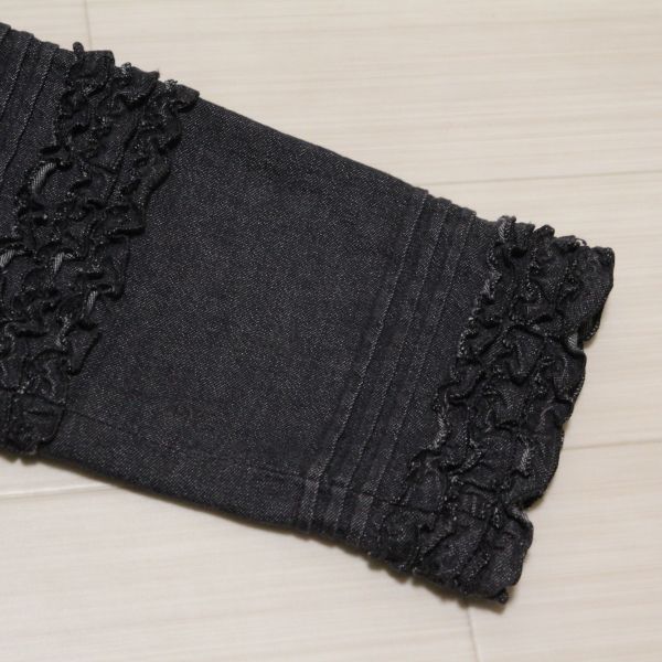 黒ピコフリルデニムコート - ピンクハウス通販｜リサイクルブティック