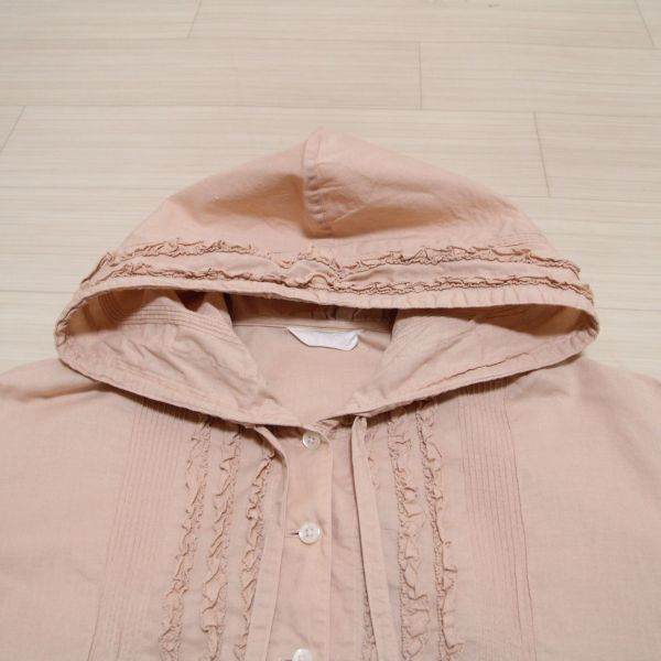 ピンクフード付きピコフリルブラウス【L】 - ピンクハウス通販