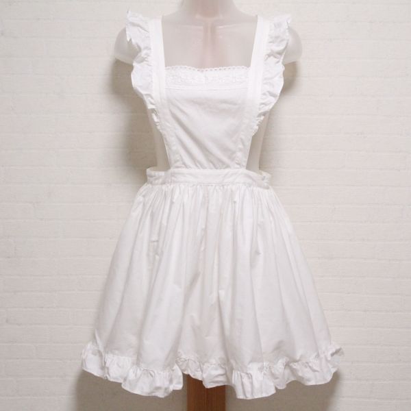 田園詩◇白レース使いミニエプロン【M】 - ピンクハウス通販