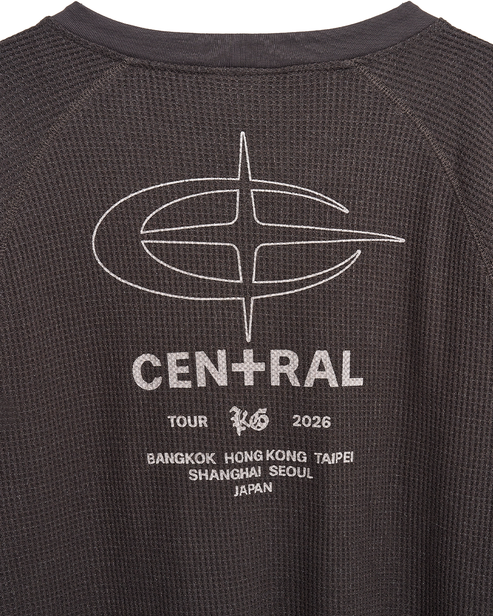 King Gnu CEN+RAL WUFFLE L/S TEE ブルーグレイ M King Gnu OFFICIAL