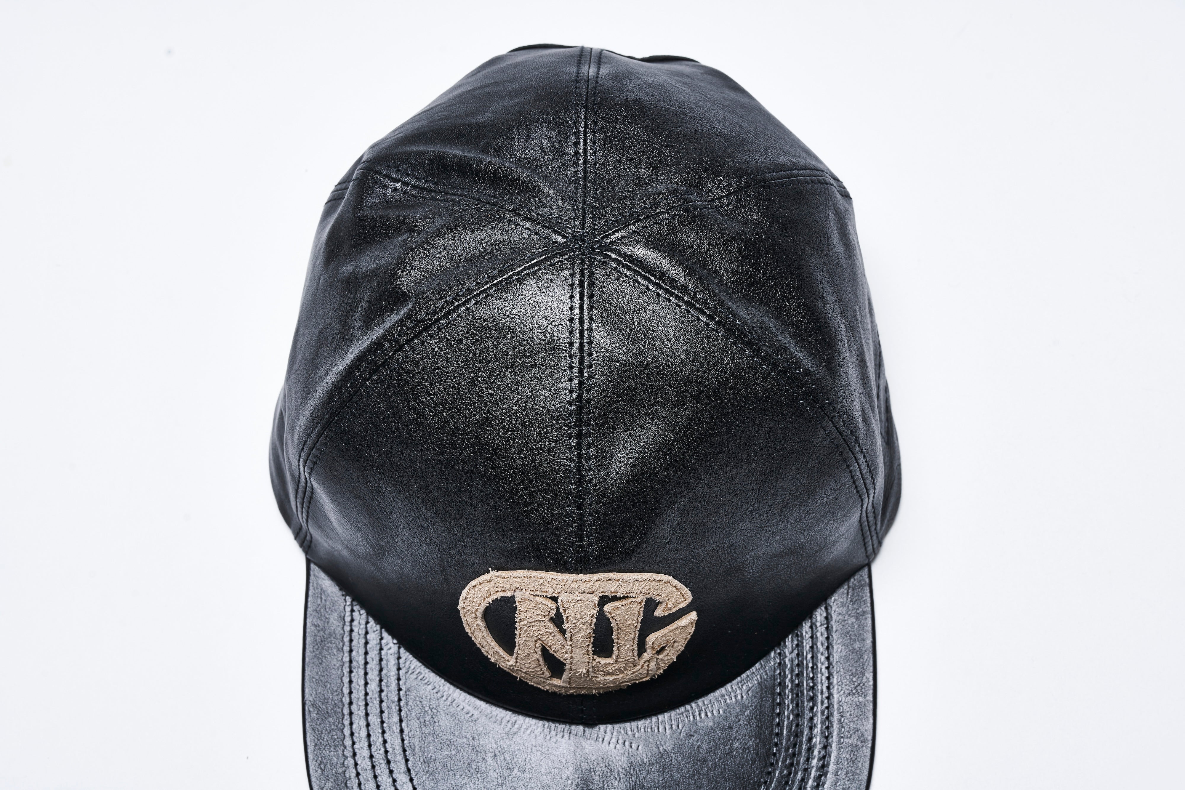 天神ワークス × Lightning キップレザー トラッカーキャップ