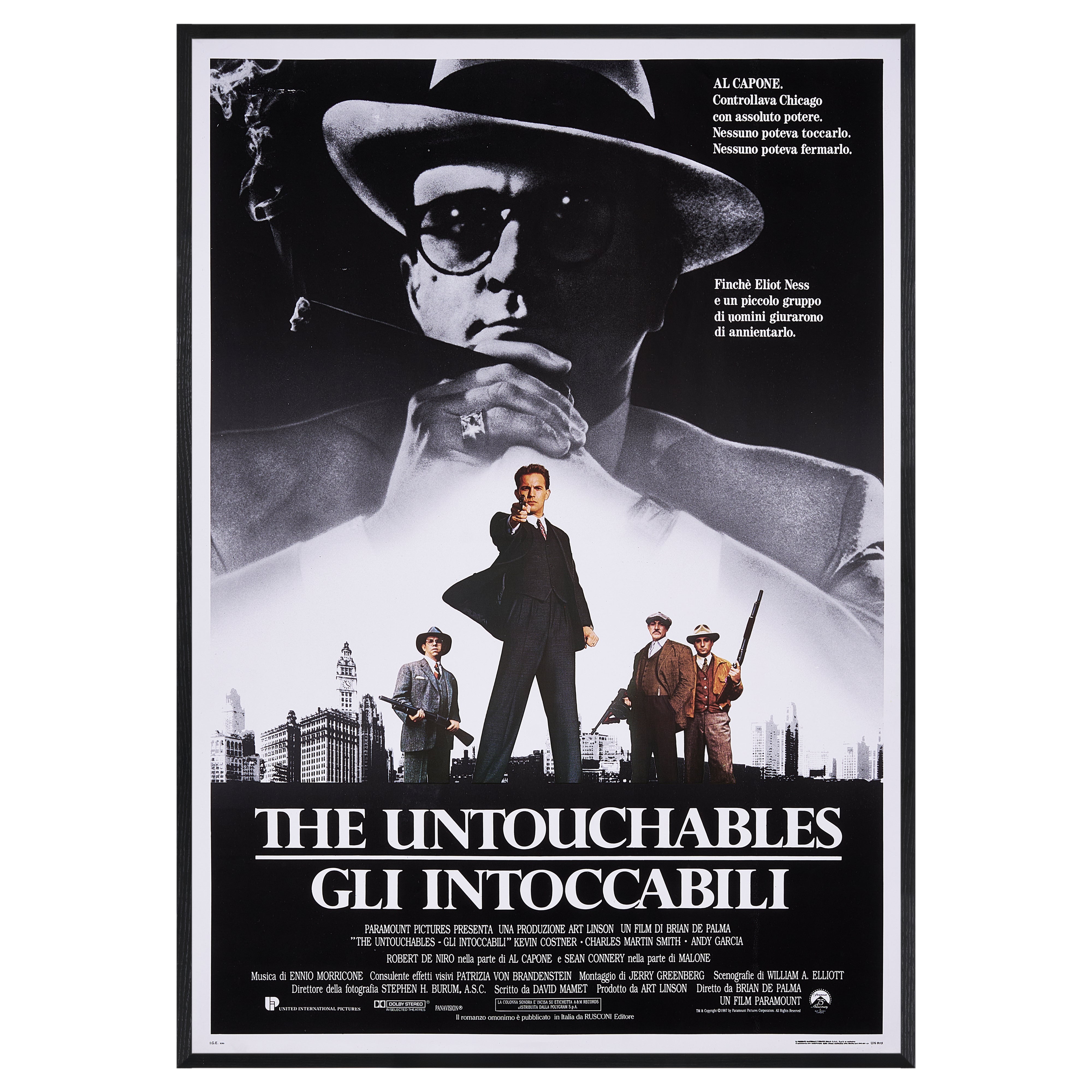 THE UNTOUCHABLES （アンタッチャブル） 1987 / 映画ポスター – CLUB