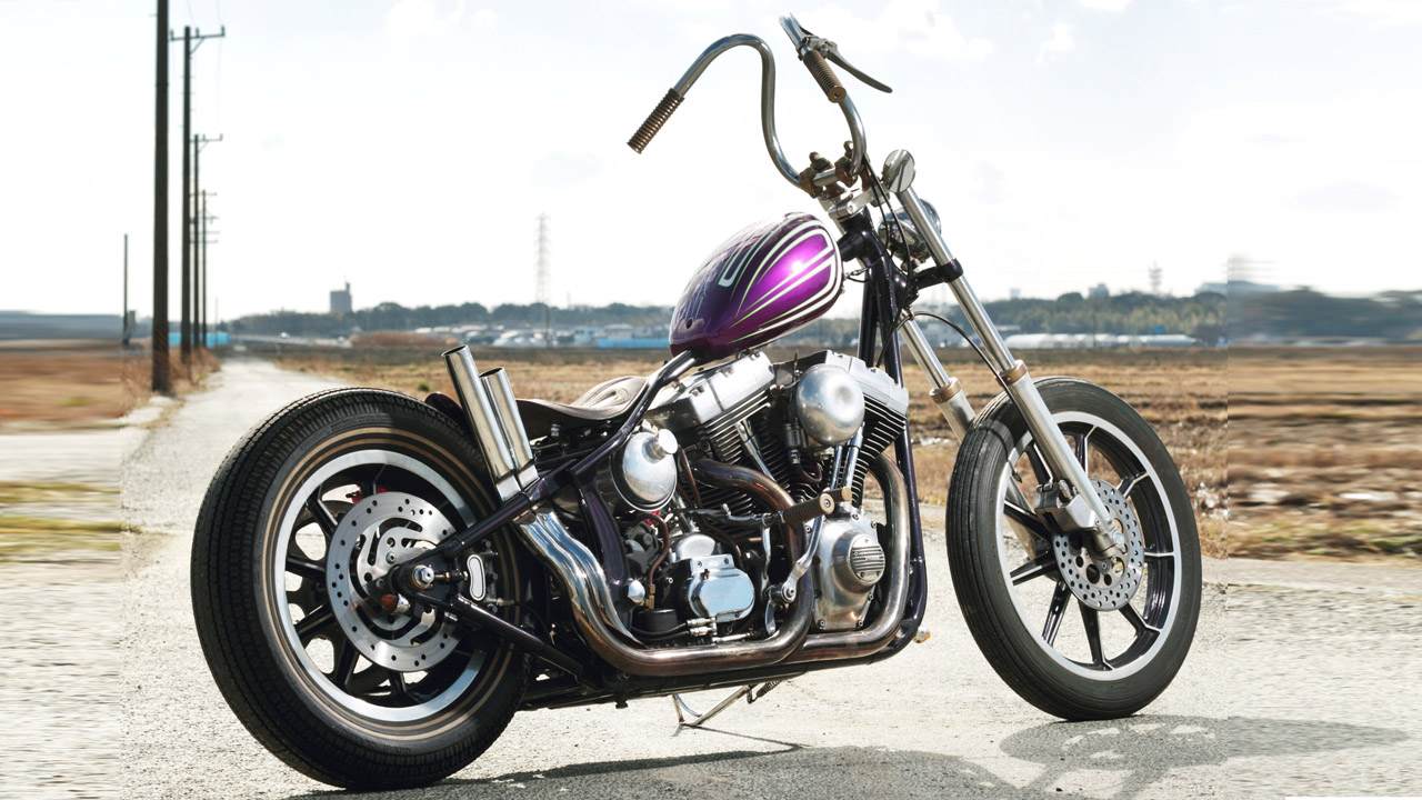 ソフテイル カスタム ファイル】まるでリジッド!? センスが光る