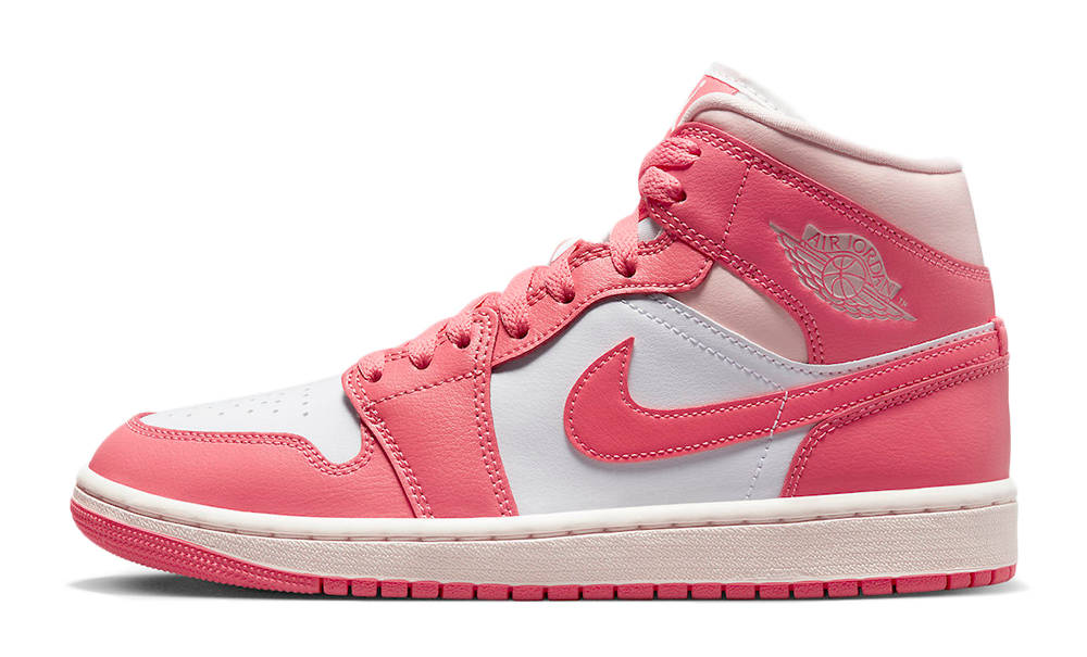 Air Jordan 1 Mid White Pink | Where To Buy | BQ6472-186