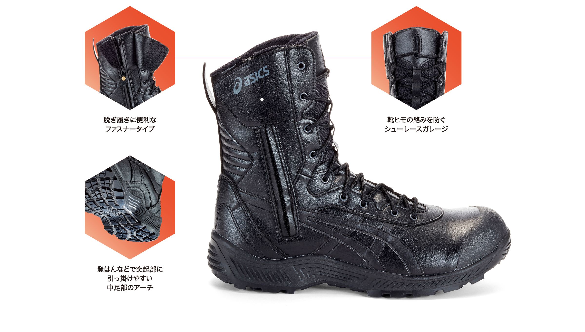 WINJOB®CP405｜安全靴 ワークシューズ｜ASICS