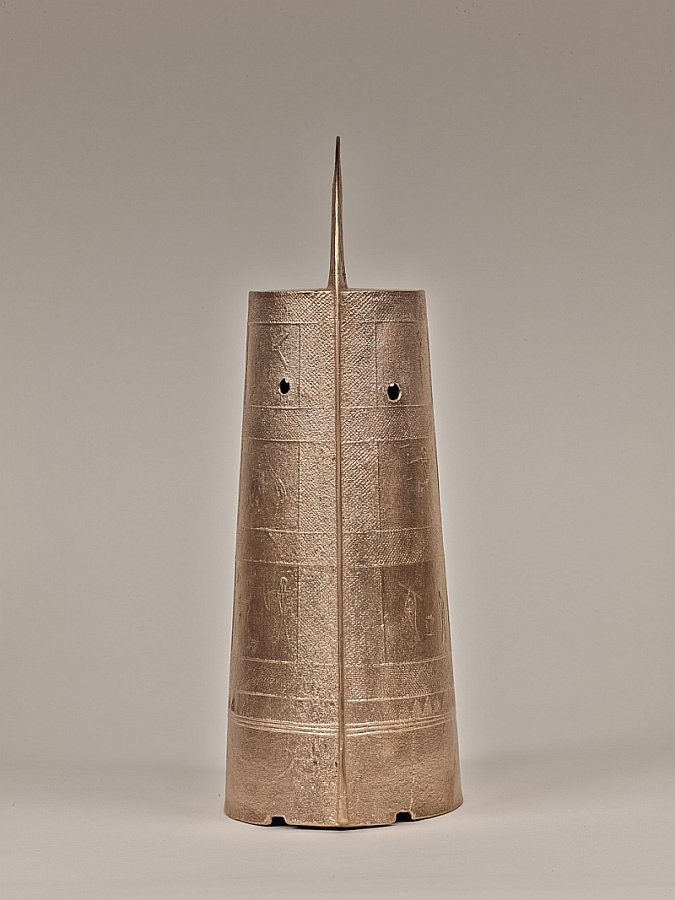 袈裟襷文銅鐸（扁平鈕式銅鐸）（復元）