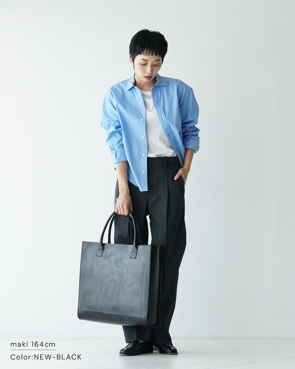 GLENROYAL ブライドルレザー ビッグ トートバッグ 01-3792